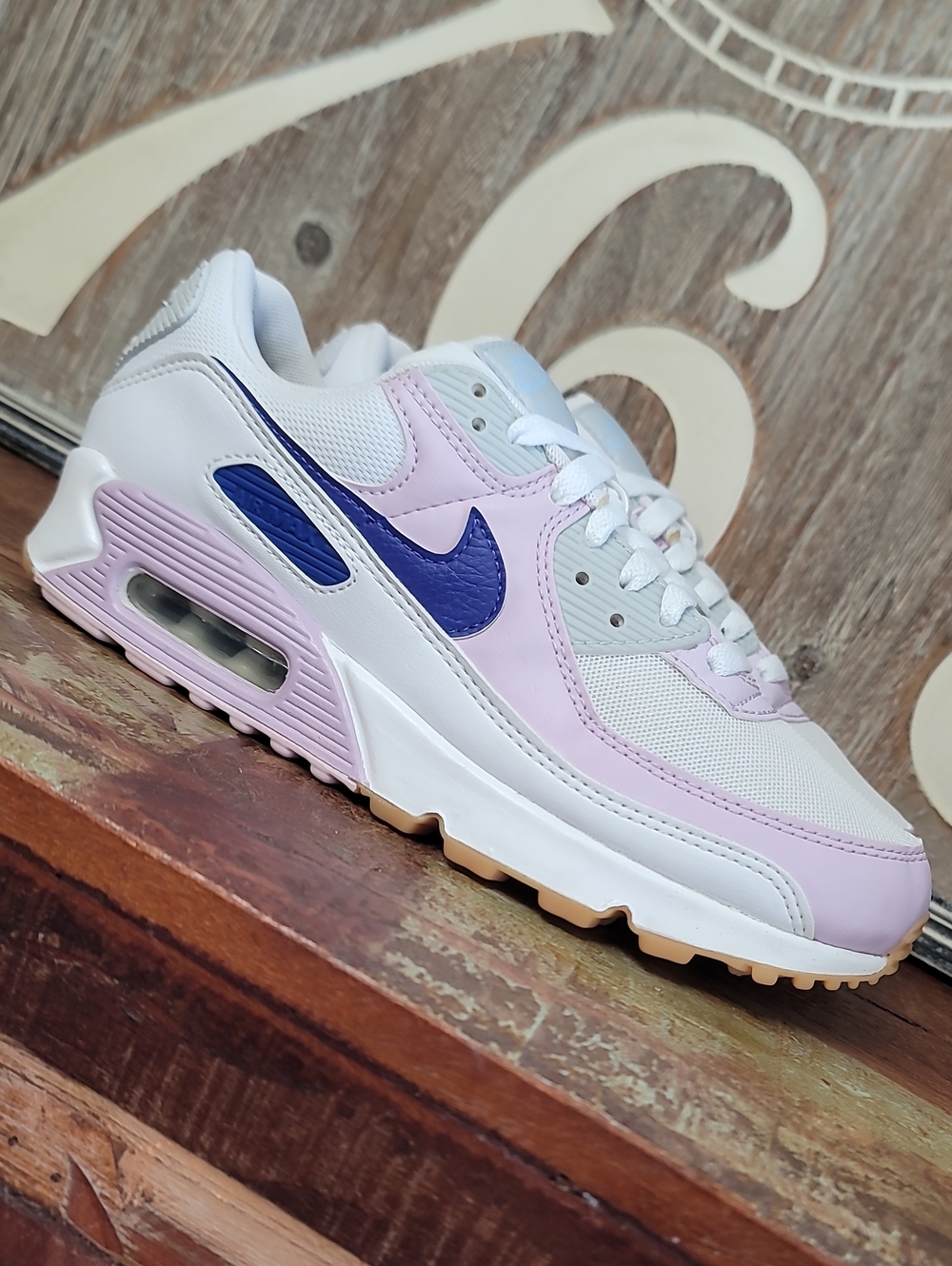 🔥 Nike Wmns Air Max 90 'White Doll' "Light Pink/platinum/Gum" Wmns 8 Good Cond - Picture 2 of 16